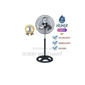 Top Quality Free Standing Fan With Steel Blade 18" With a St