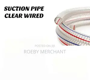 Premier 3 Inch 12M Suction Pipe Clear Wired