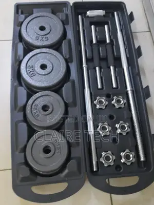 Dark 50 KGS Dumbbells Set With Portable Case