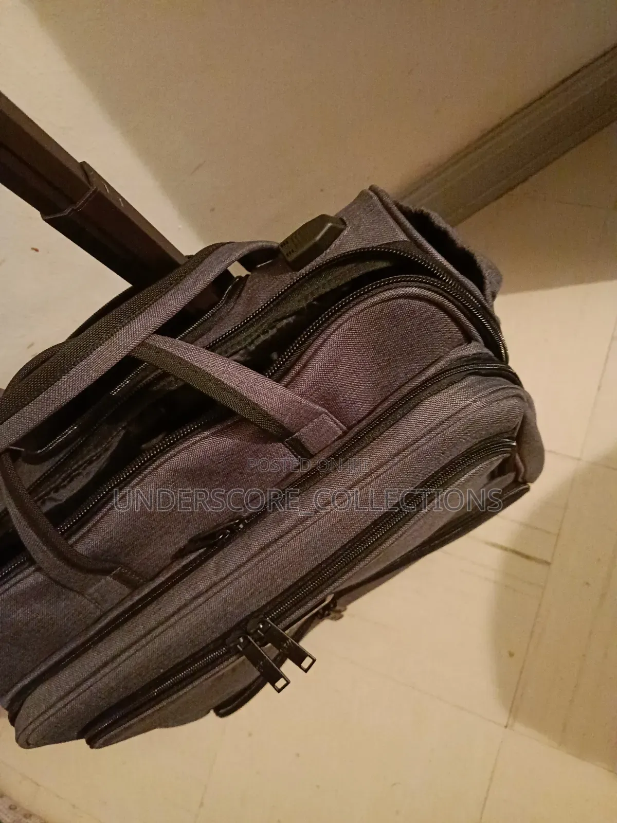 Executive Dark Grey Pilot Bag