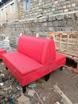 Back to Back, Red Restaurant Couch, New Design 