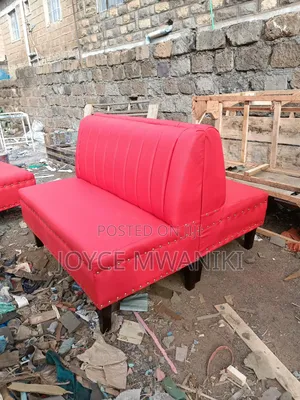 Back to Back, Red Restaurant Couch, New Design 