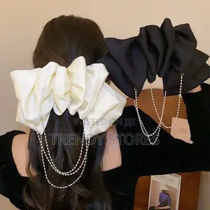 Pearl Tassel Hair Clip