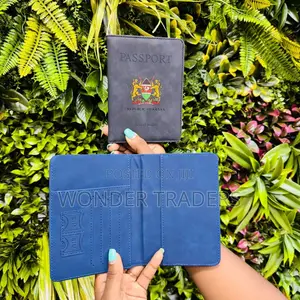 Leather Passport Holder With RFID Blocker