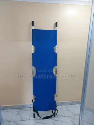 Portable Patient Stretcher ( Blue Canvas)