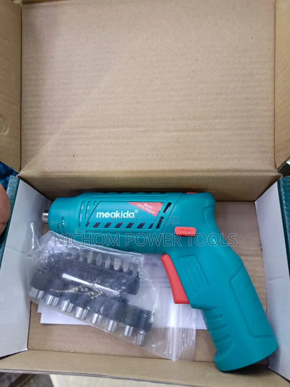Multi-Bit 4.5v Meakida Cordless Screwdriver