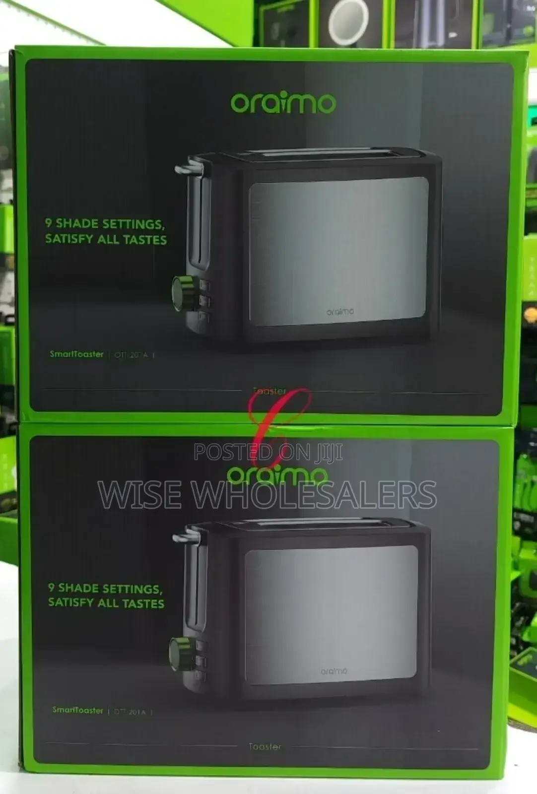 Oraimo Smarttoaster 950w 9-shade 3-in-1 Toaster..