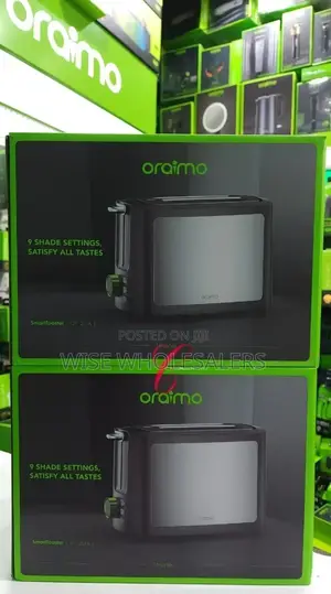 Oraimo Smarttoaster 950W 9-Shade 3-in-1 Toaster* 