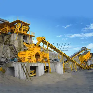 Stationary Crushing Production Line for Gold Copper Ore