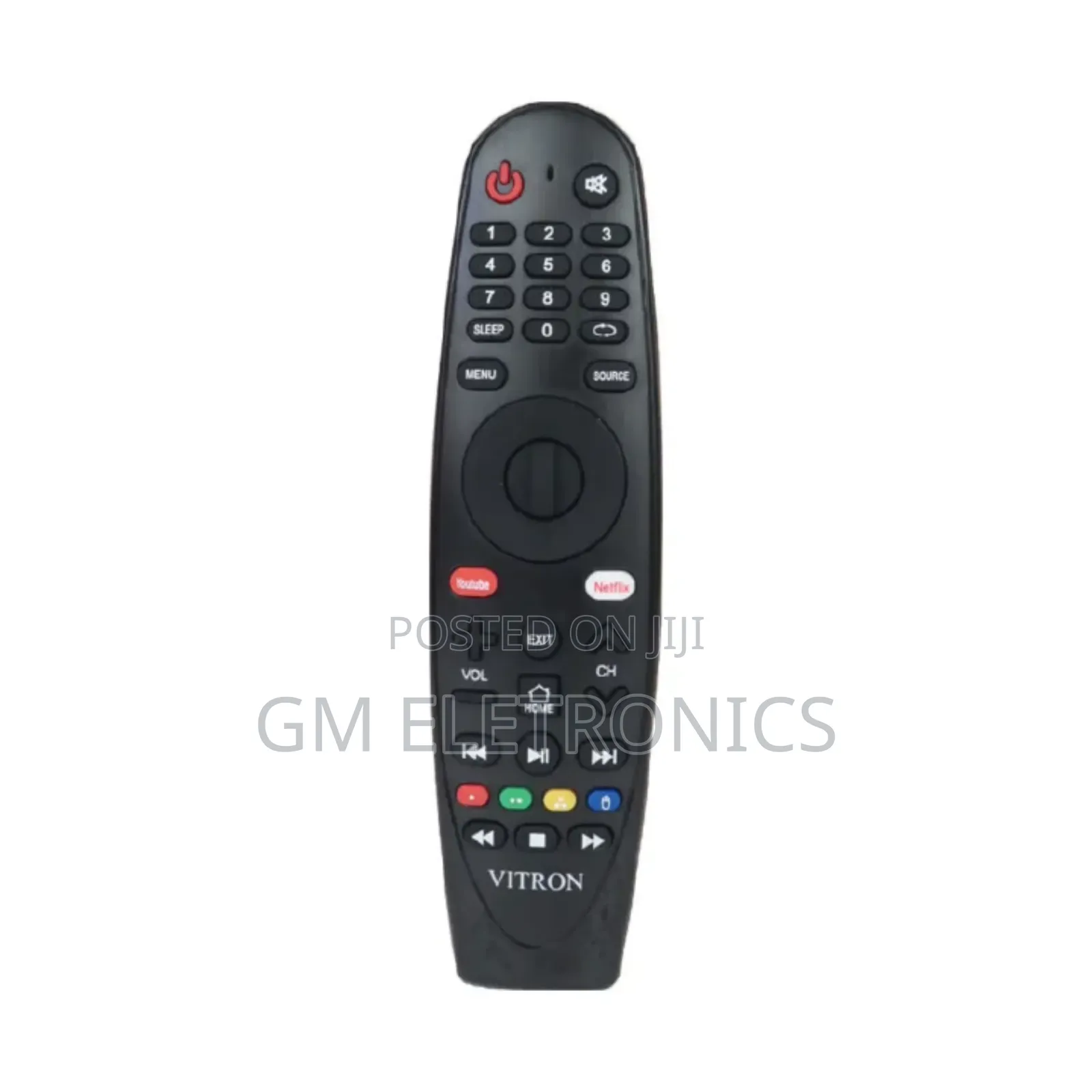 Vitron 43" Smart Android Replacement Remote.(Free Batteries)