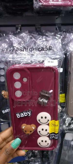 Back Cover for Samsung Galaxy A54 5G, 3D Cutecurly Wave