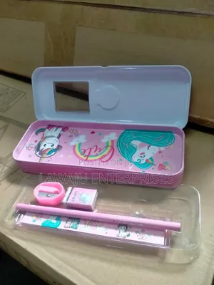 Unicorn Metallic Stationery Box