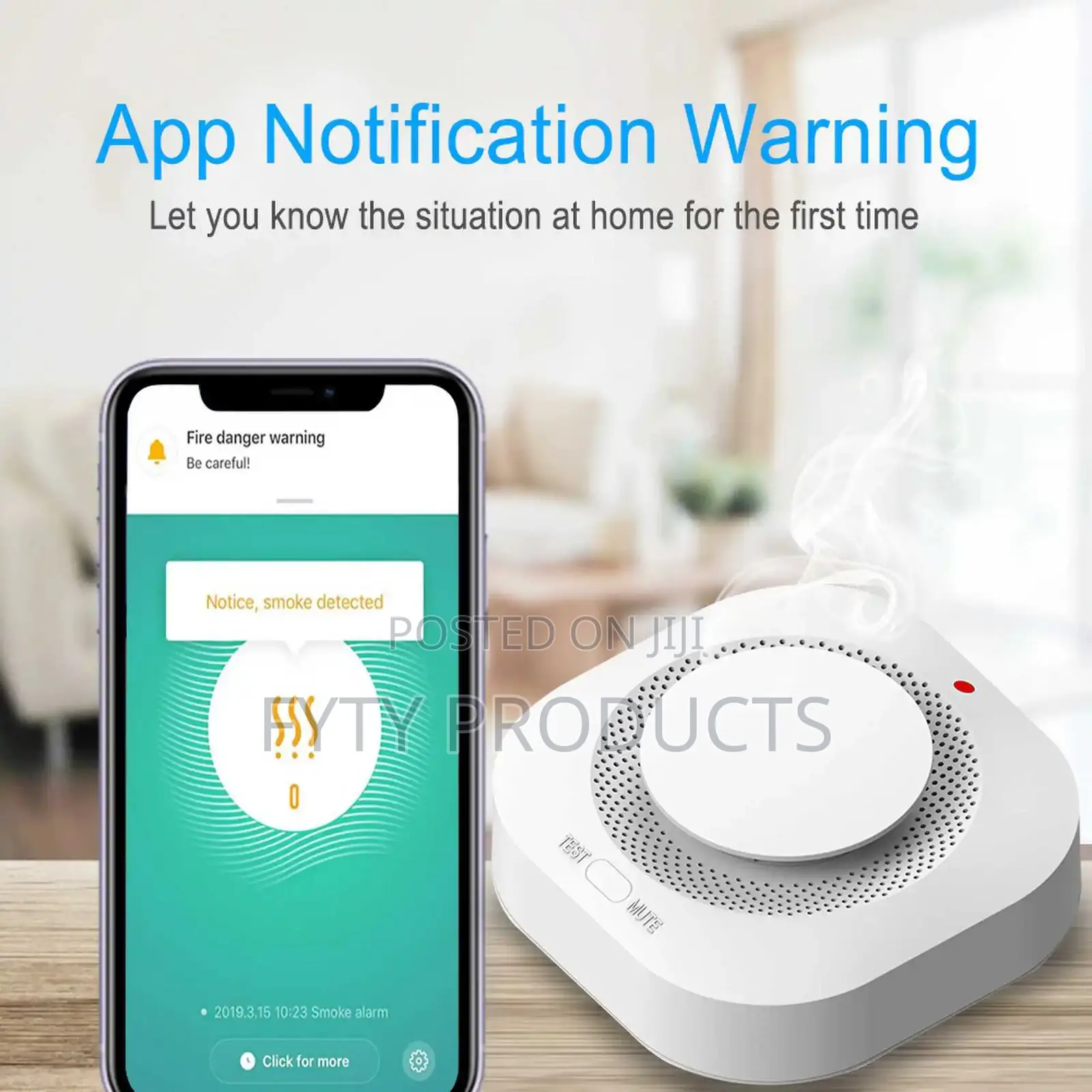 Tuya WIFI Smoke Sensor