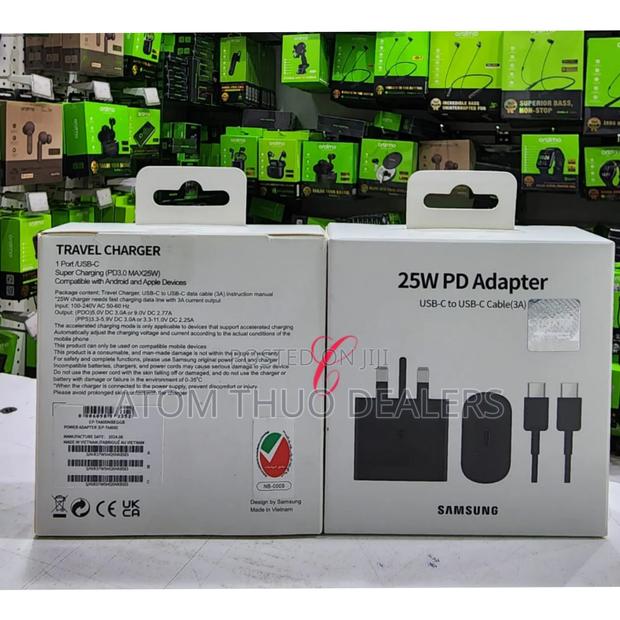 Samsung 25W Super Fast Charging Adapter Complete - main view