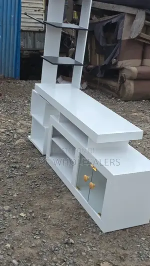 Modern Tv Stand Fitted With Led Lights