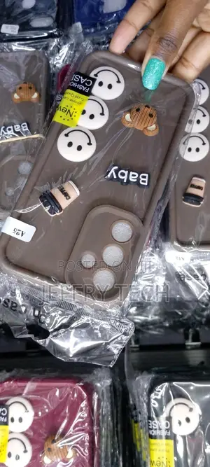 Back Cover for Samsung Galaxy A25curly Wavecartoon Character