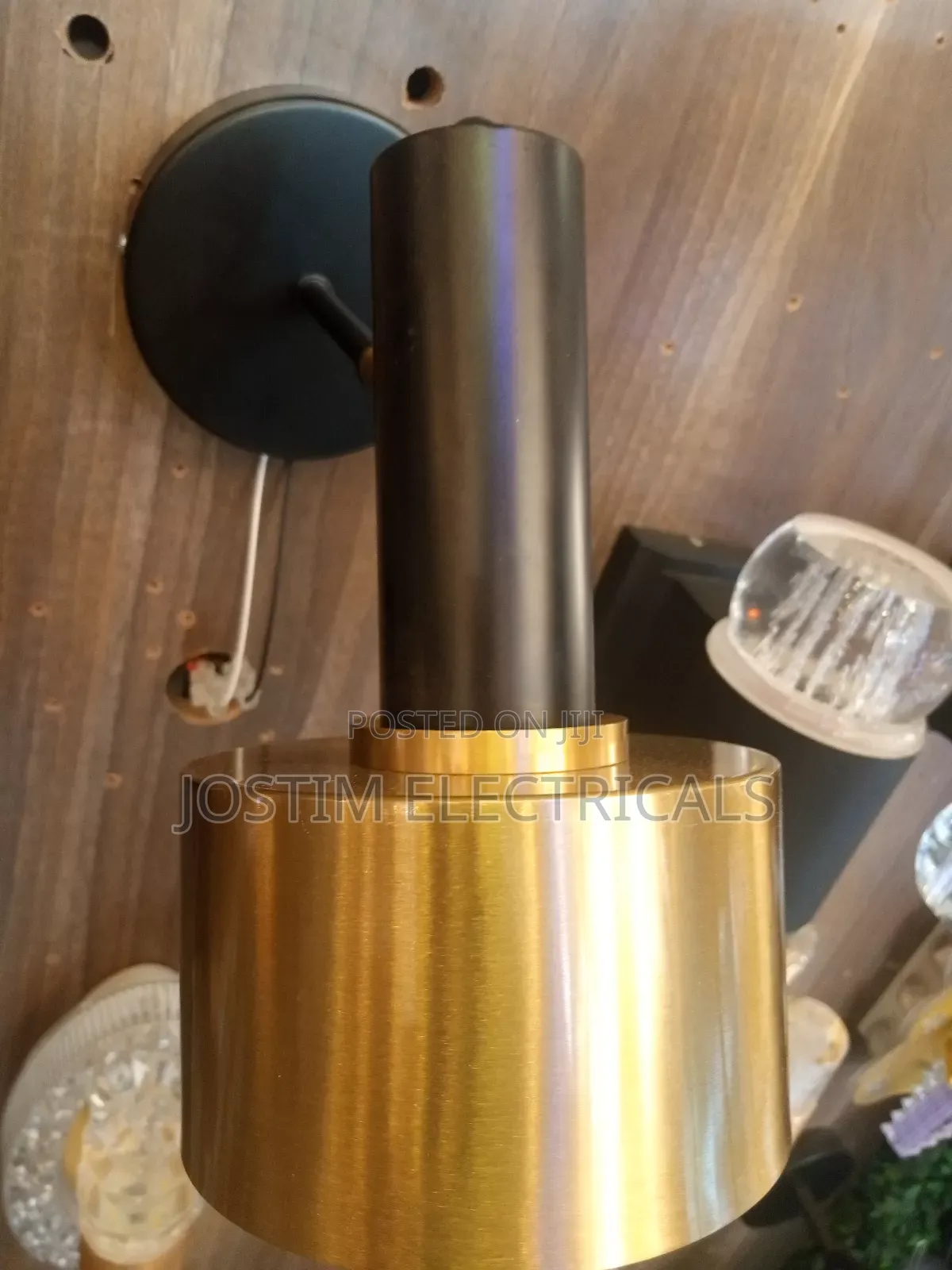 Modern Gold and Black Pendant Light for Kitchen