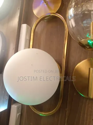 Brass Glass Ball Pendant Light