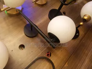 White Ball Glass Wall Lamp Iron
