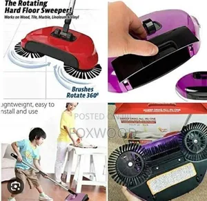 All-in-One Household Hand Push Rotating Sweeping Broom
