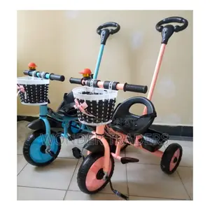 Tricycle With Pusher Handle , Tricycle