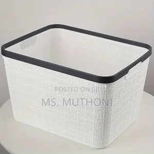 Large Plastic Storage Basket