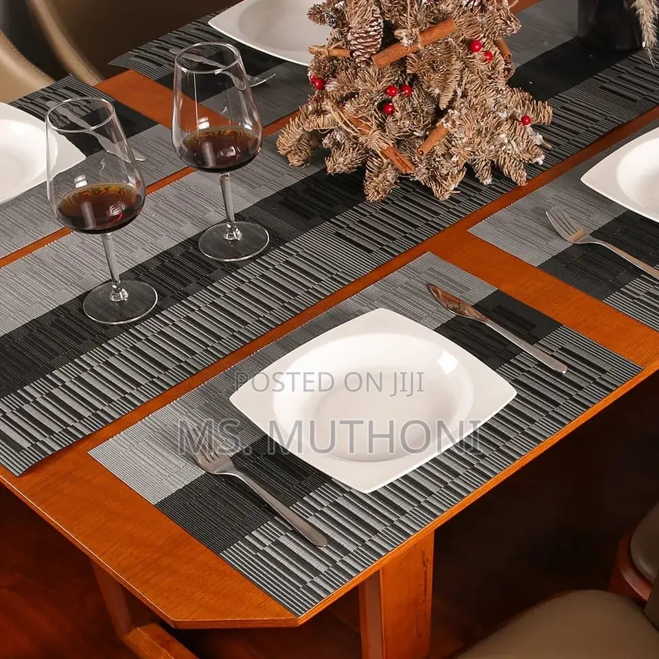 6pcs PVC Table Mats Plus One Table Runner(30*180cm) *
