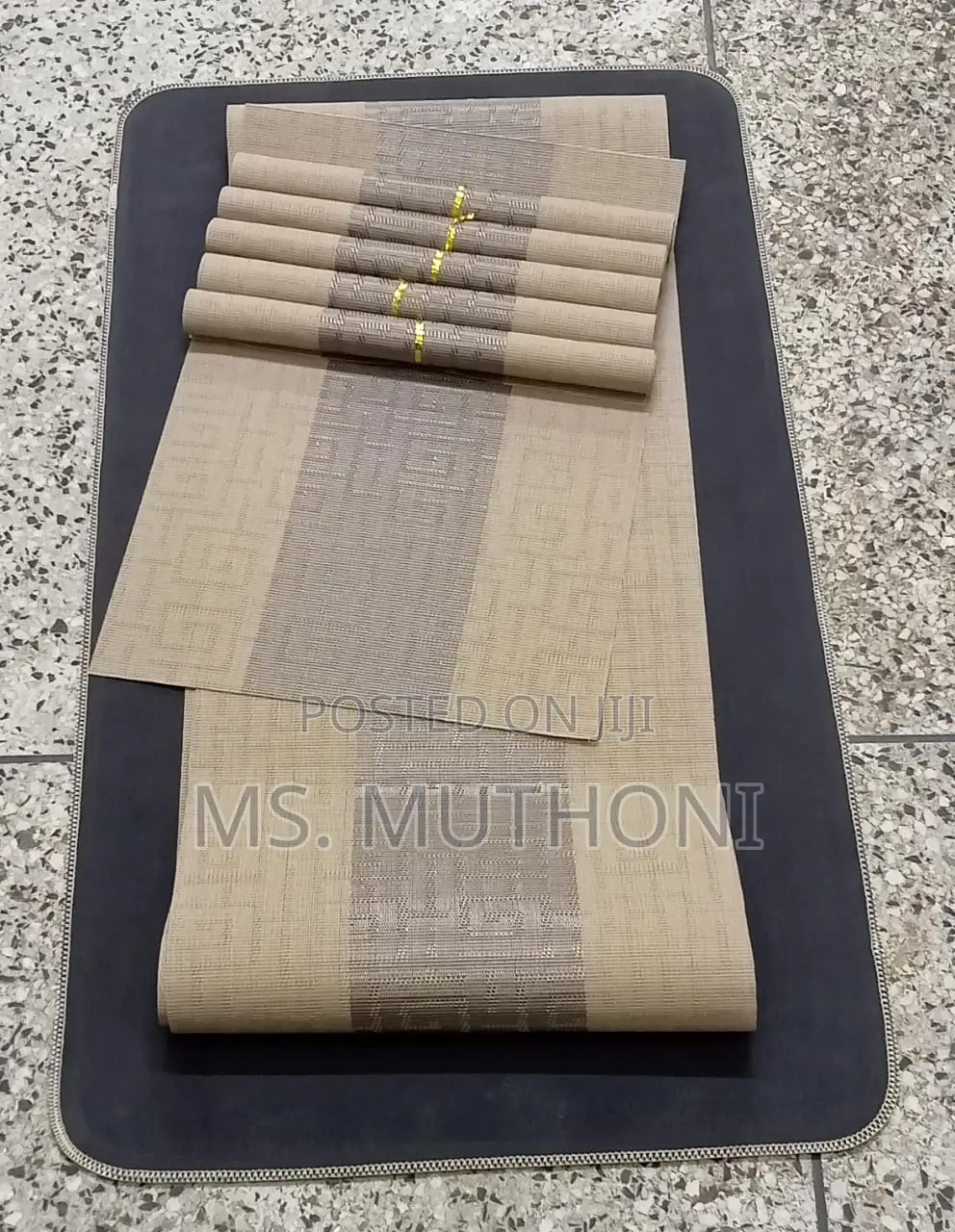 6pcs PVC Table Mats Plus One Table Runner(30*180cm) *