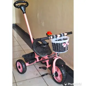 Strong Tricycle With Push Handle