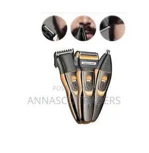 Geemy 3 in 1 Rechargeable Electric Shaving Machine/Shave