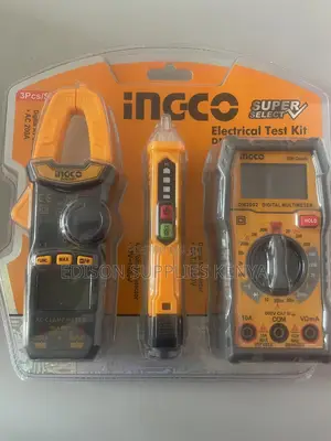 Ingco Electrical Test Kit Digital Multimeter Clamp Meter
