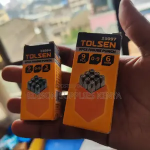 Number Punch 9pcs Tolsen Figure Punch Set 3mm / 6mm STAMPS