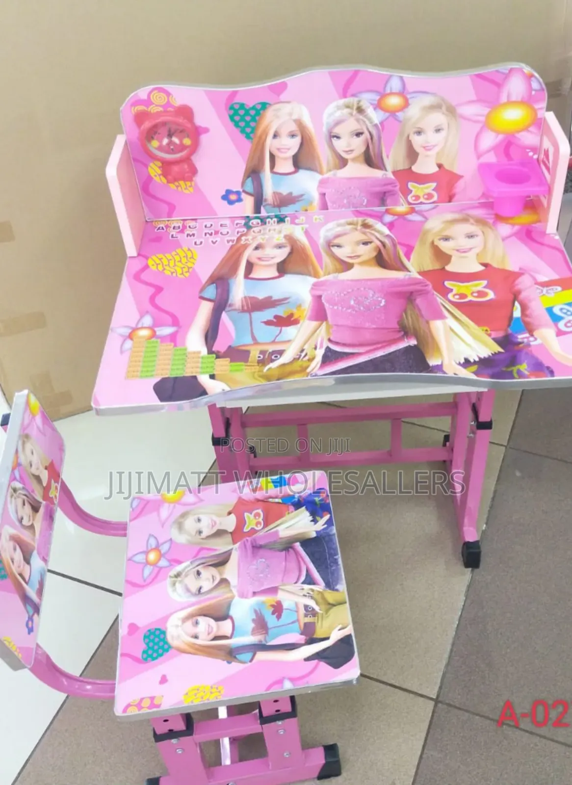 Imported Barbie Theme Pink Kids Study Table.