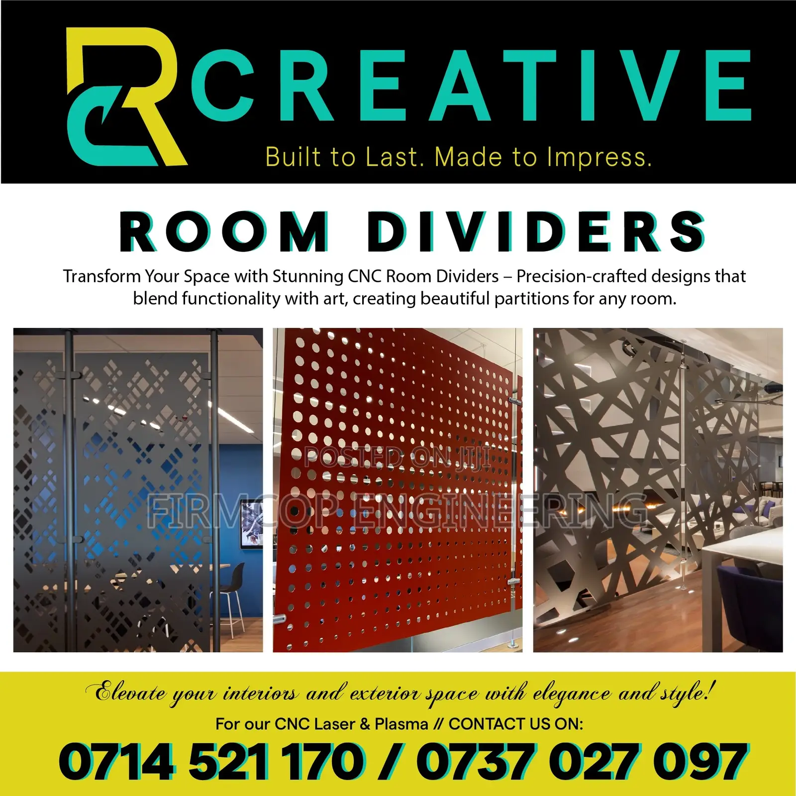 CNC Room Dividers