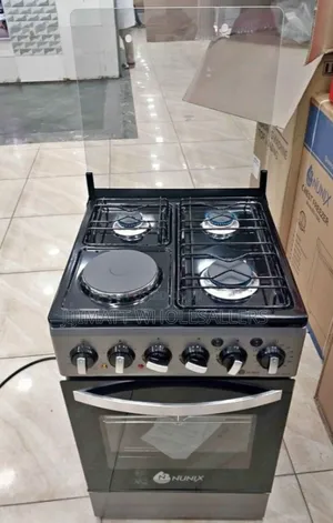 50*55 Nunix 3+1 Standing Cooker With Electric Oven and Grill