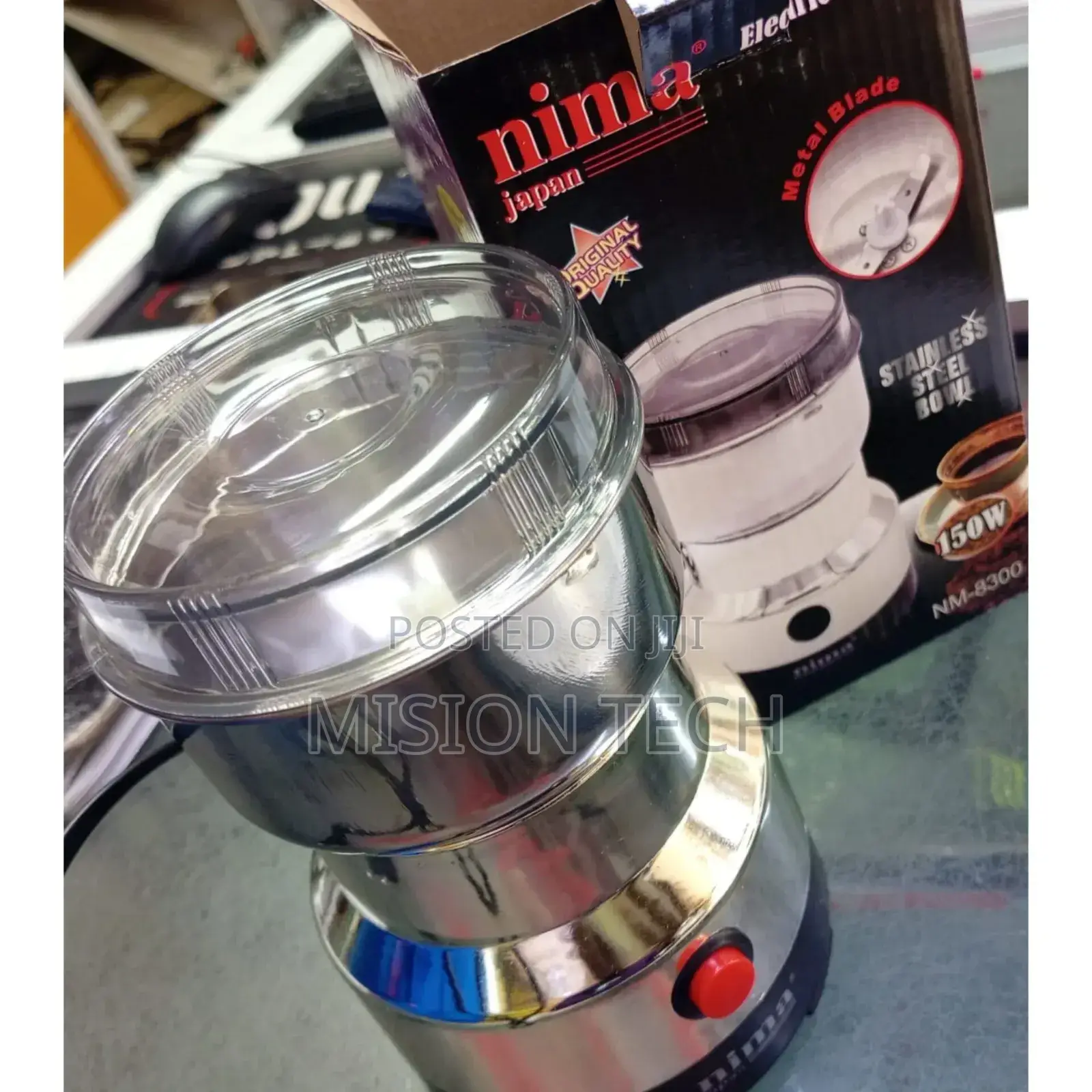 Nima Stainless Steel Electric Spice Grinder for Herbs,Nuts.