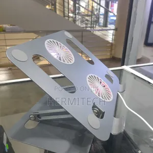 Foldable Laptop Stand With Fan Aluminum