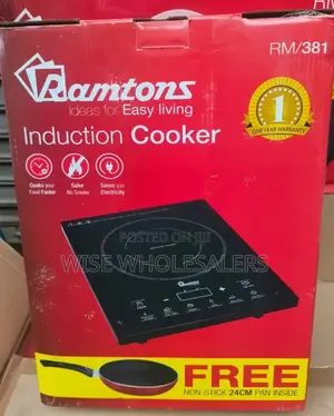 Ramtons Induction Cooker +Free Non Stick 24 Cm ✓✓√√
