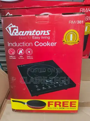 Ramtons RM/381 - Induction Cooker + Frypan - Black