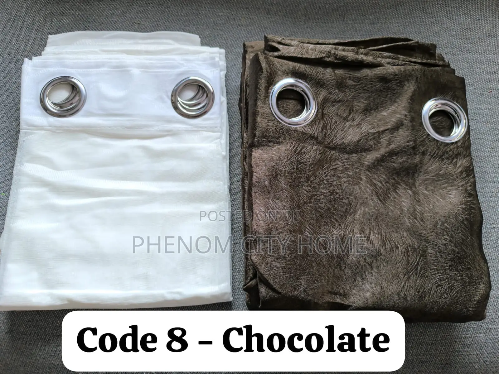 3pc Ready Made Curtain Set
