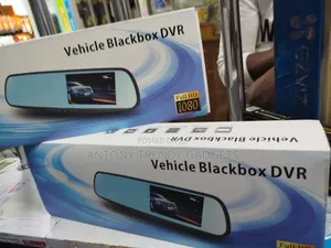 Dual Camera Blackbox DVR With Rear View Mirror