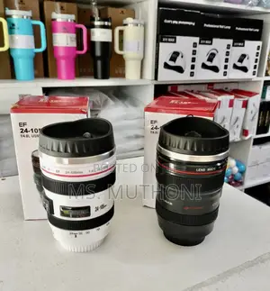 450 Ml Camera Lens Travel Thermal Mug*