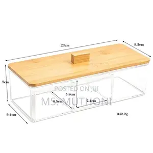 3 Compartment Acrylic Makeup