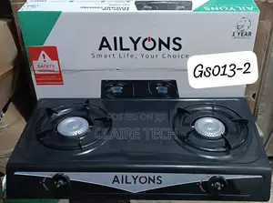 AILYONS 2 Burner Top Gas Cooker With Auto Ignition