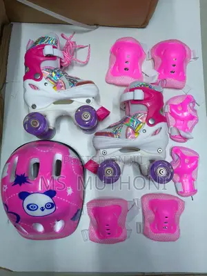 Full Skating Set (Pink) Quad Skates