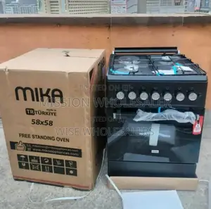 Marble Mika Standing Cooker 58 X 58 Cm 3gas + 1electric