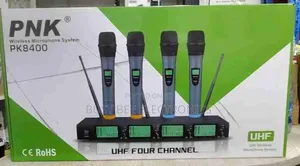 BNK BK8400 4 IN 1 Wireless Microphone Set