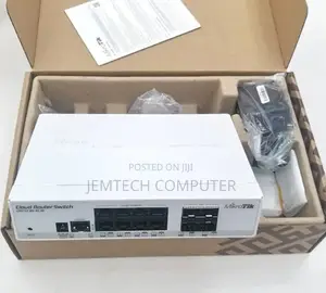 Mikrotik CRS112-8G-4S-IN 8x Gigabit Ethernet Smart Switch!