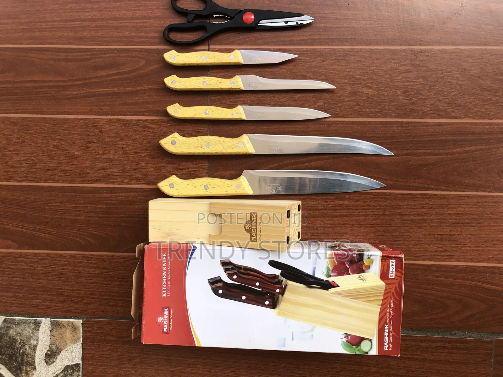 7pcs Rashnik Kitchen Knives Set