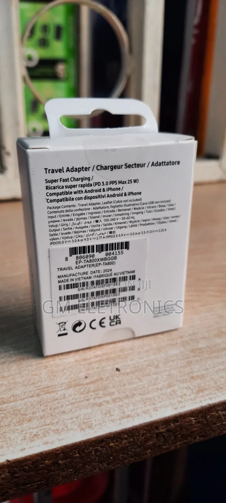 Type C 25 W PD Adapter. ( White)